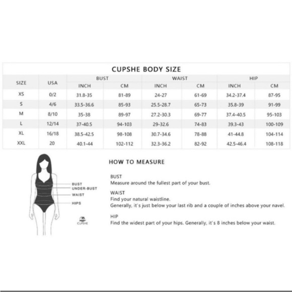 NWT CUPSHE FLORAL ONE PIECE SWIMSUIT 1X - Picture 6 of 10